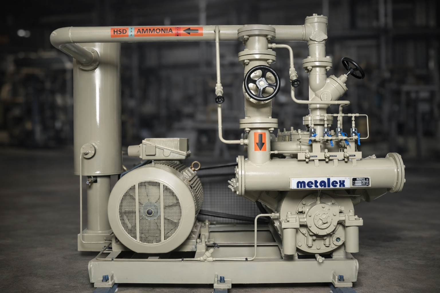 Industrial refrigeration plant